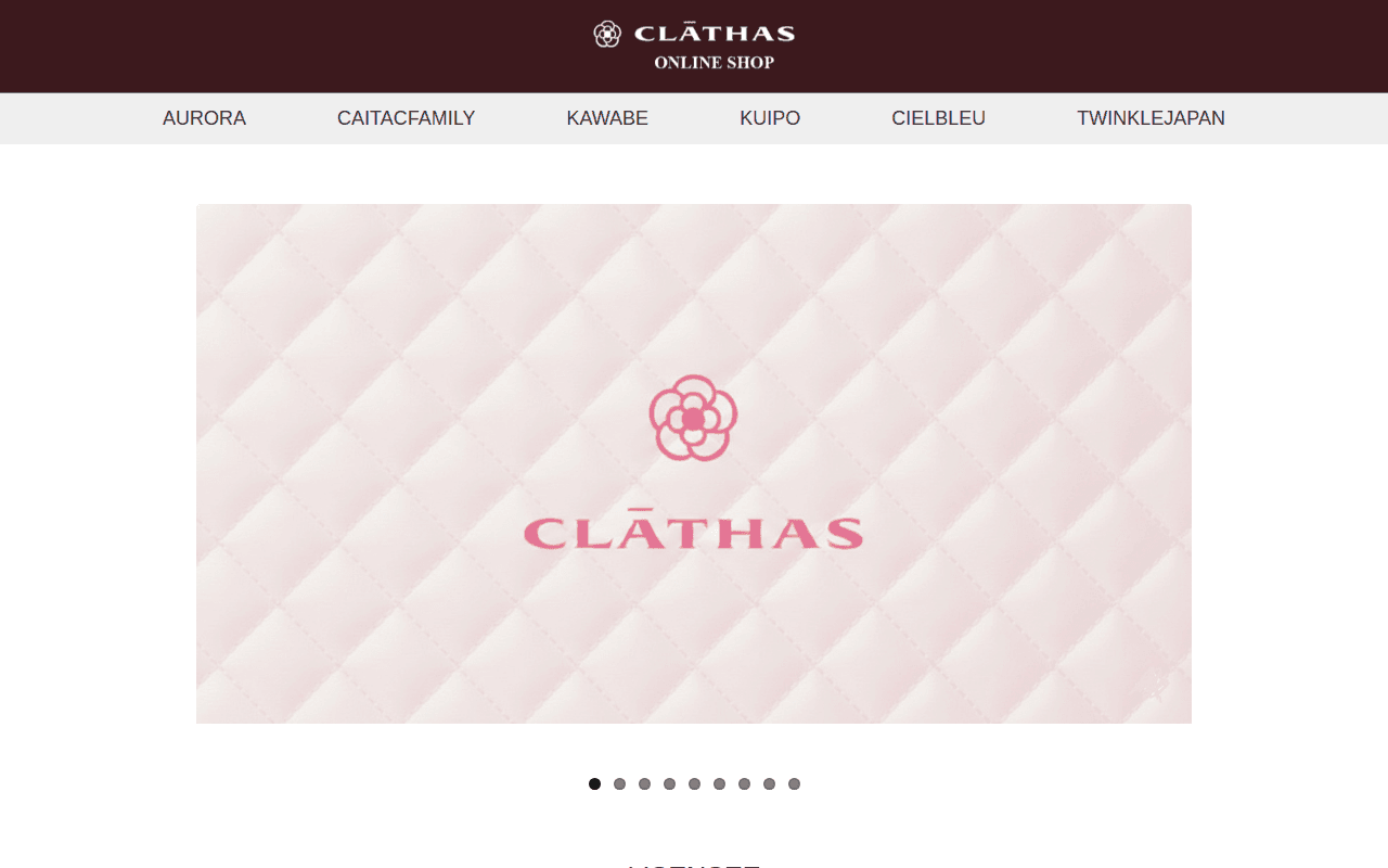 【クレイサス公式通販】CLATHAS クレイサスオンライン